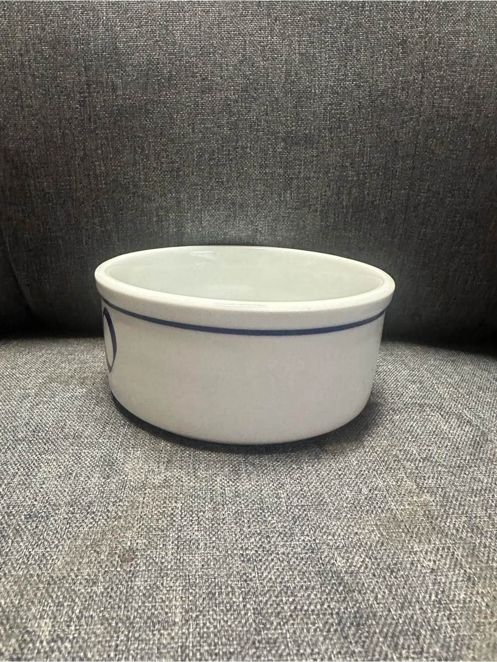 Vintage Ceramic H2O Dog Water Bowl